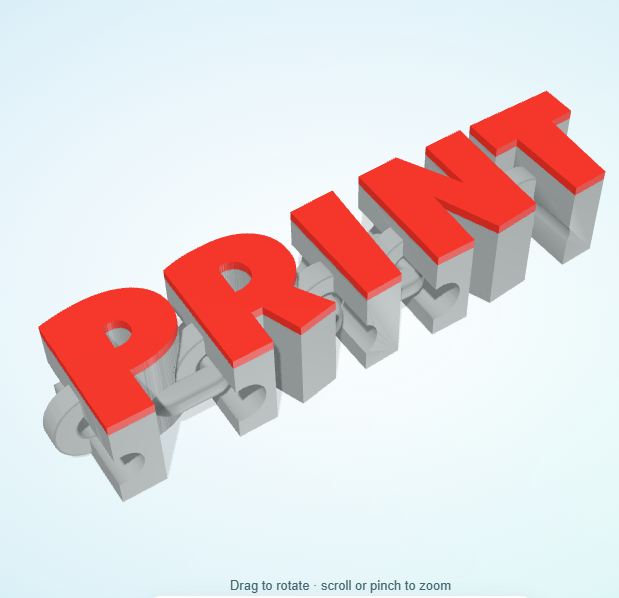 3D product preview: Articulated name