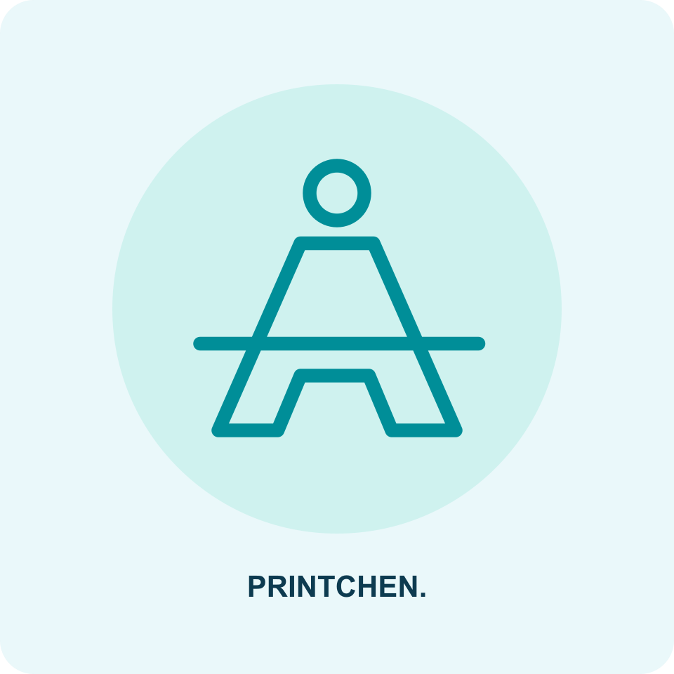Produktillustration: Buchstaben-Namensanhänger