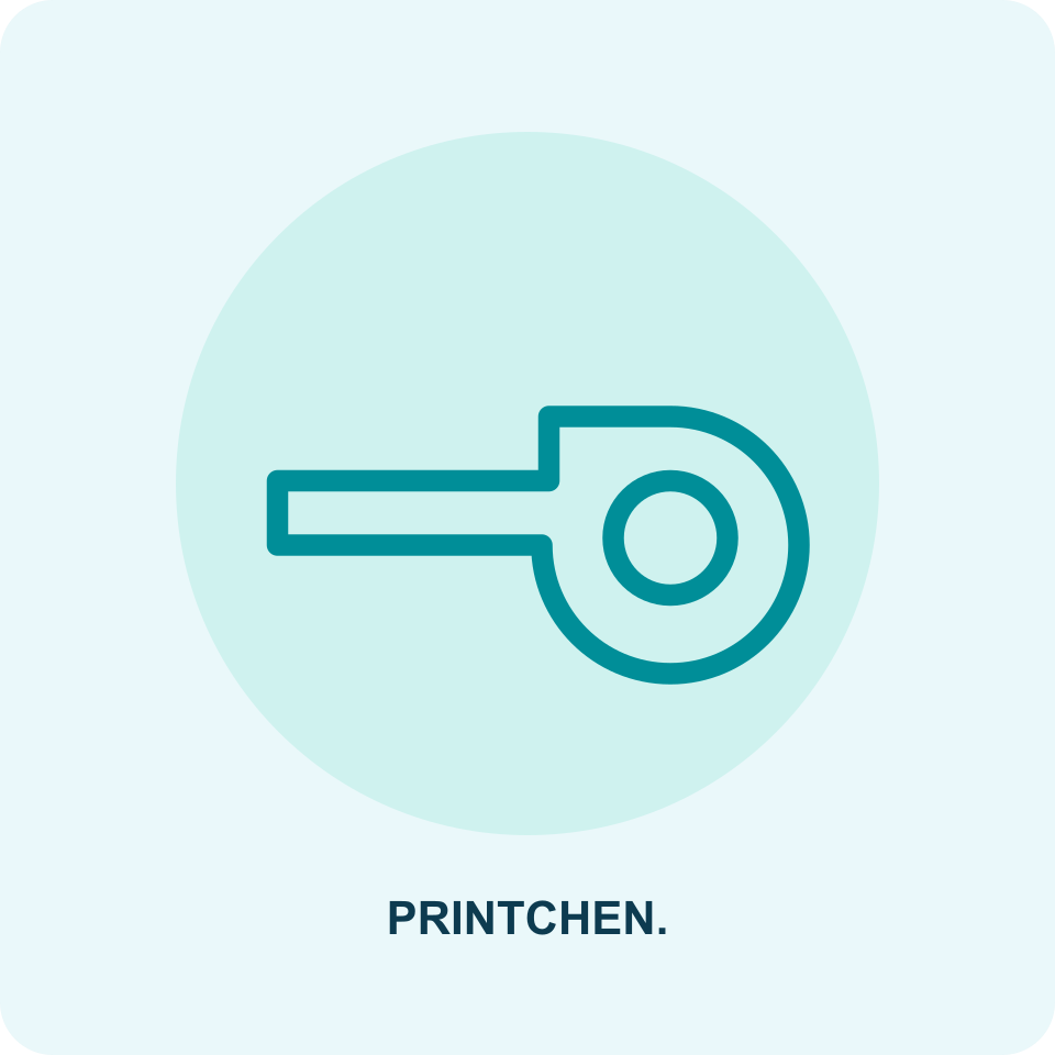 Product illustration: Personalised whistle